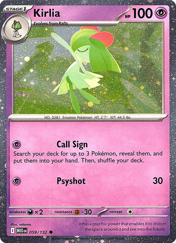 Kirlia (059/132) (Cosmos Holo) [Miscellaneous Cards] - The Mythic Store | 24h Order Processing