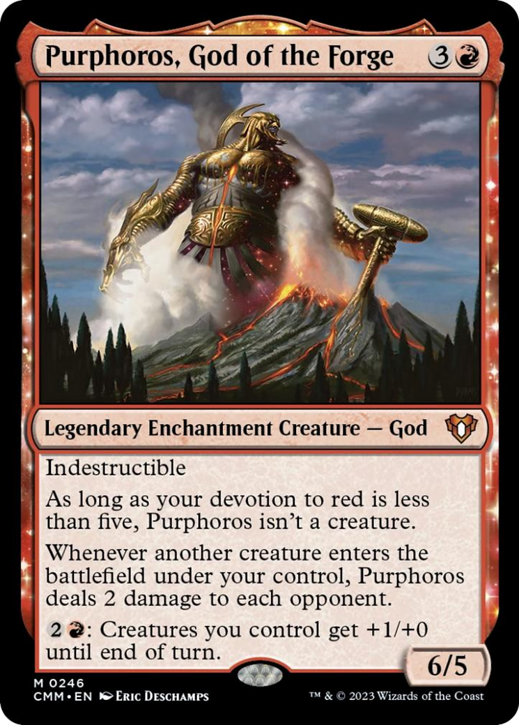 Purphoros, God of the Forge [Commander Masters] - The Mythic Store | 24h Order Processing