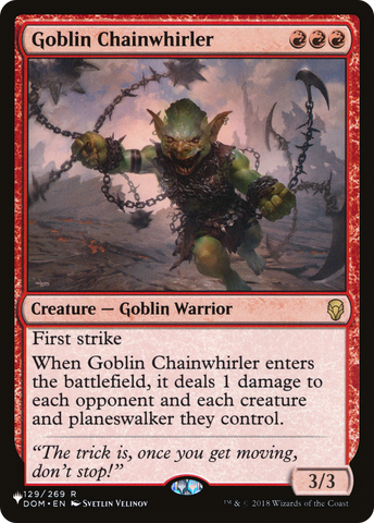 Goblin Chainwhirler [The List] - The Mythic Store | 24h Order Processing