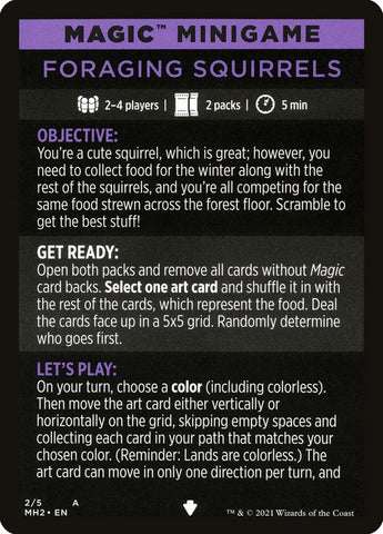Foraging Squirrels (Magic Minigame) [Modern Horizons 2 Minigame] - The Mythic Store | 24h Order Processing