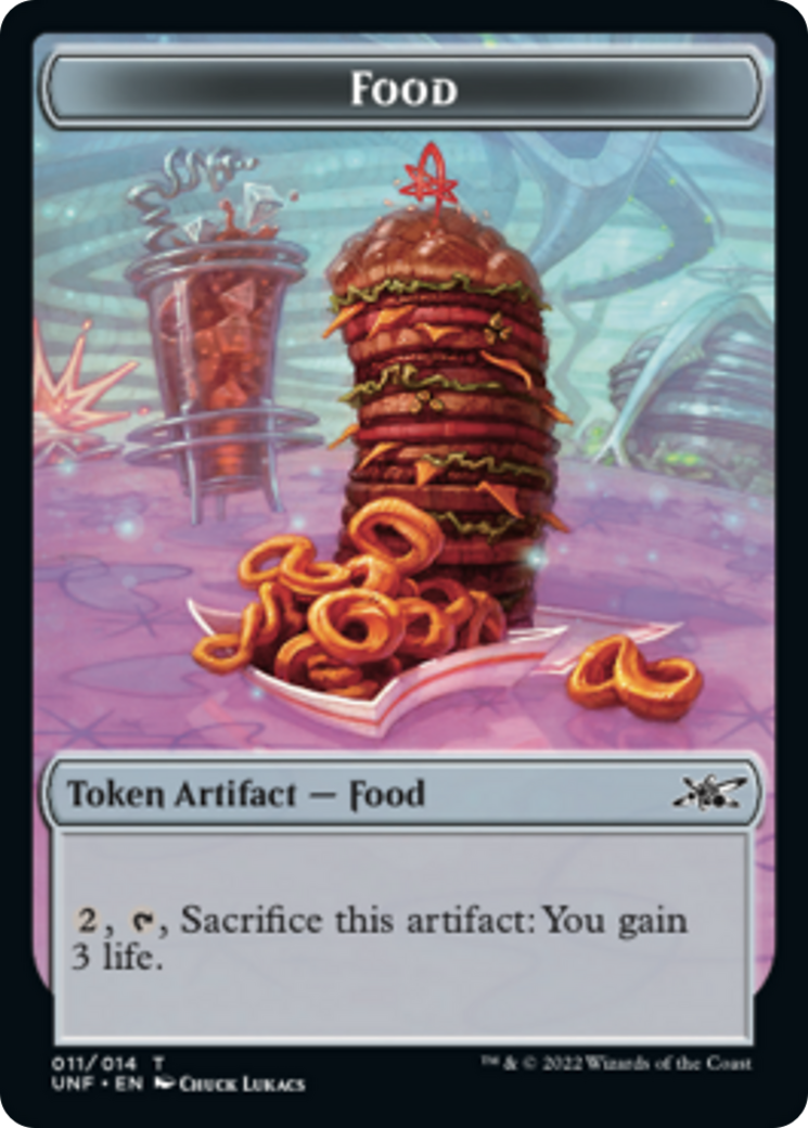 Clown Robot (002) // Food (011) Double-Sided Token [Unfinity Tokens] - The Mythic Store | 24h Order Processing