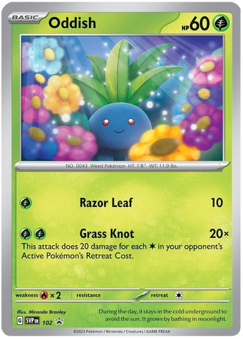 Oddish (102) [Scarlet & Violet: Black Star Promos] - The Mythic Store | 24h Order Processing