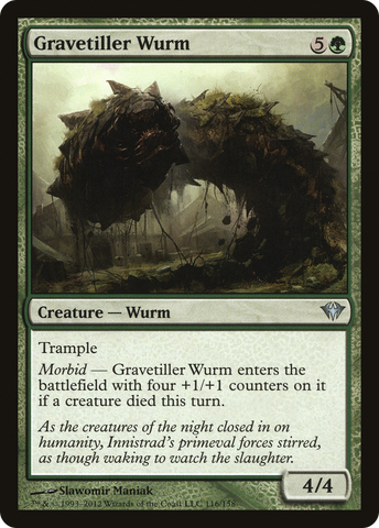 Gravetiller Wurm [Dark Ascension] - The Mythic Store | 24h Order Processing