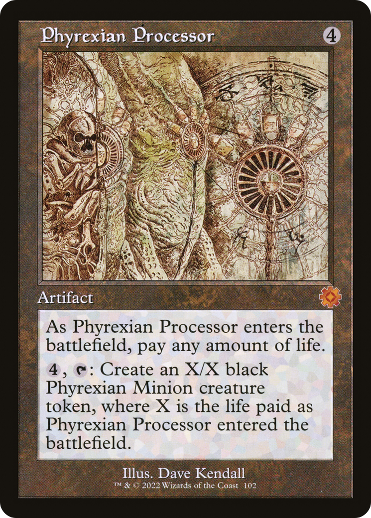 Phyrexian Processor (Retro Schematic) [The Brothers' War Retro Artifacts] - The Mythic Store | 24h Order Processing