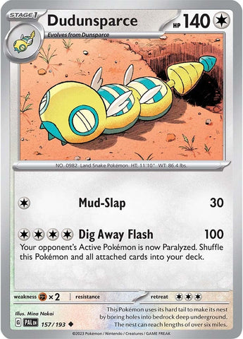 Dudunsparce (157/193) [Scarlet & Violet: Paldea Evolved] - The Mythic Store | 24h Order Processing