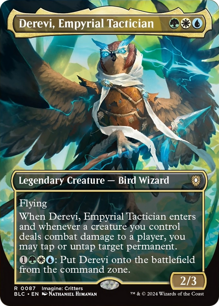 Derevi, Empyrial Tactician (Borderless) [Bloomburrow Commander] - The Mythic Store | 24h Order Processing