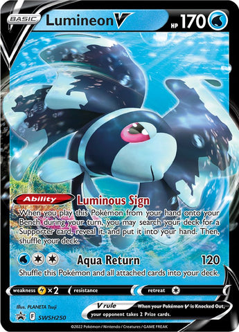 Lumineon V (SWSH250) [Sword & Shield: Black Star Promos] - The Mythic Store | 24h Order Processing