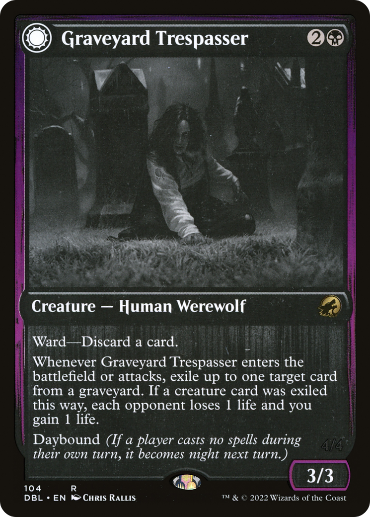 Graveyard Trespasser // Graveyard Glutton [Innistrad: Double Feature] - The Mythic Store | 24h Order Processing