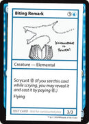 Biting Remark (2021 Edition) [Mystery Booster Playtest Cards] - The Mythic Store | 24h Order Processing