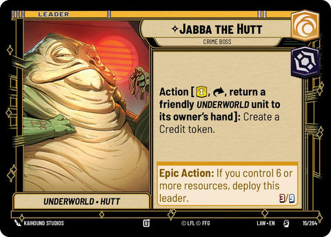 Jabba the Hutt - Crime Boss (15/264) (15/264) [A Lawless Time] - The Mythic Store | 24h Order Processing