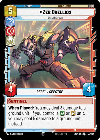 Zeb Orellios - Spectre Four (45/264) (45/264) [A Lawless Time] - The Mythic Store | 24h Order Processing