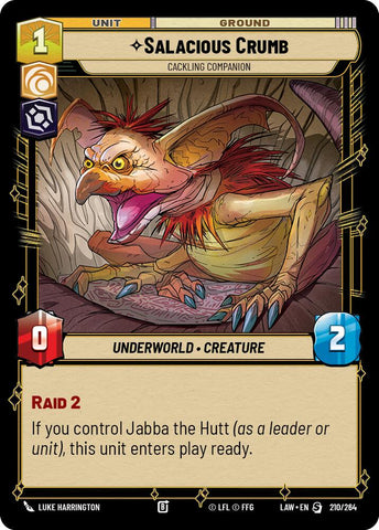 Salacious Crumb - Cackling Companion (210/264) (210/264) [A Lawless Time] - The Mythic Store | 24h Order Processing