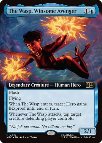 The Wasp, Winsome Avenger (Extended Art) [Marvel Super Heroes Commander]