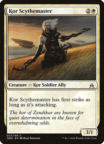 Kor Scythemaster [Oath of the Gatewatch] - The Mythic Store | 24h Order Processing