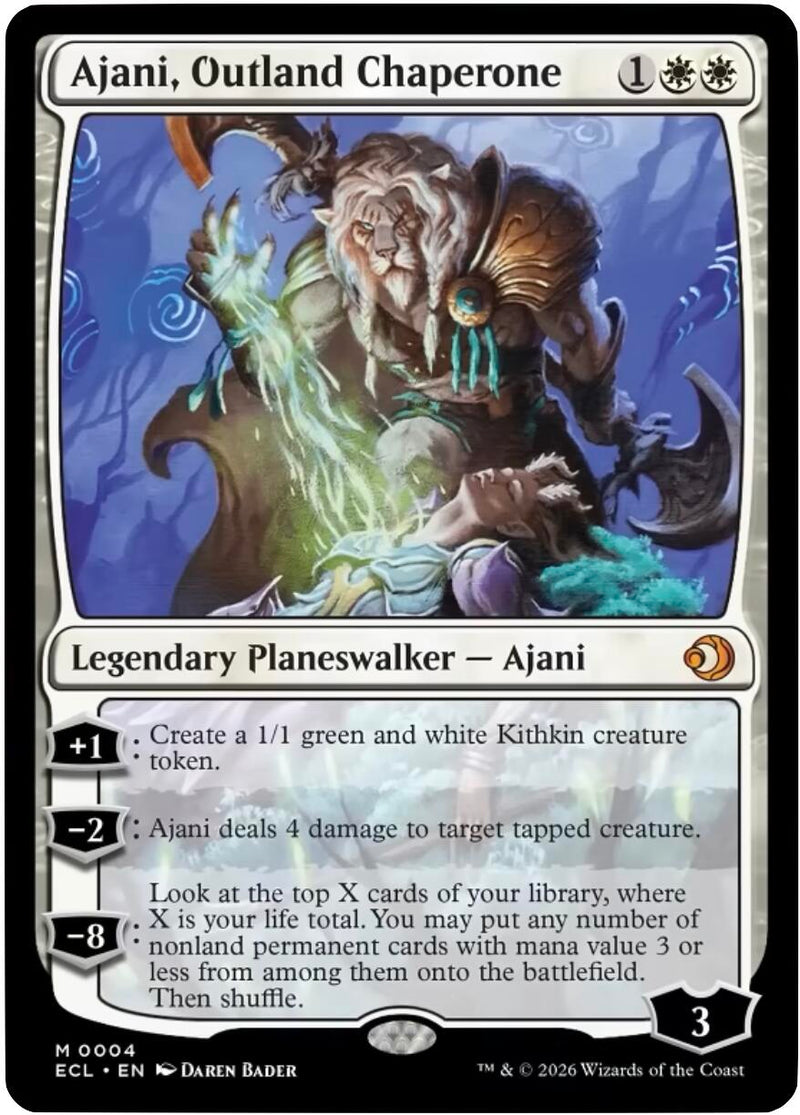 Ajani, Outland Chaperone [Lorwyn Eclipsed] - The Mythic Store | 24h Order Processing