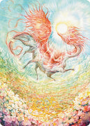 Eirdu, Carrier of Dawn Art Card (Gold-Stamped Signature) [Lorwyn Eclipsed Art Series] - The Mythic Store | 24h Order Processing