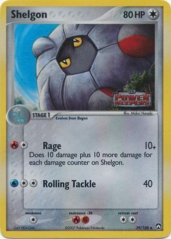 Shelgon (39/108) (Stamped) [EX: Power Keepers] - The Mythic Store | 24h Order Processing