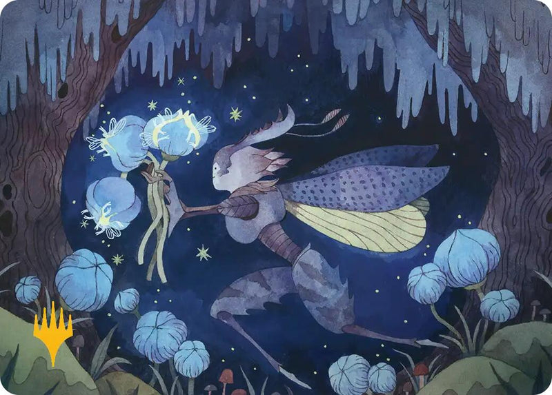 Bitterbloom Bearer Art Card (Gold-Stamped Planeswalker Symbol) [Lorwyn Eclipsed Art Series] - The Mythic Store | 24h Order Processing