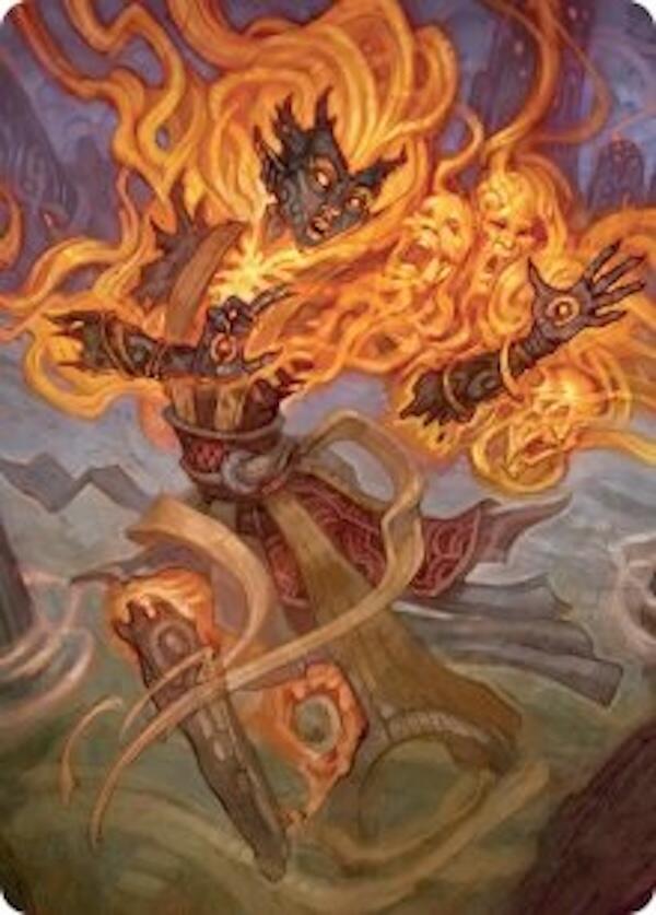 Ashling, Rekindled Art Card (33/54) [Lorwyn Eclipsed Art Series] - The Mythic Store | 24h Order Processing