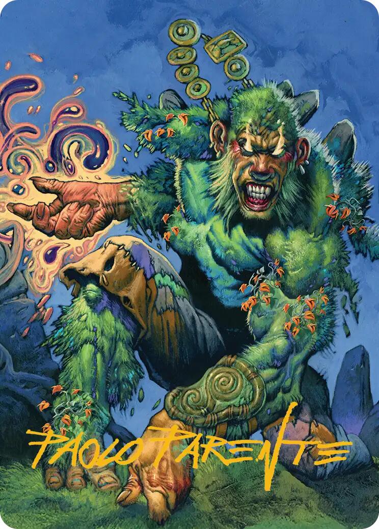 Aurora Awakener Art Card (17/54) (Gold-Stamped Signature) [Lorwyn Eclipsed Art Series] - The Mythic Store | 24h Order Processing