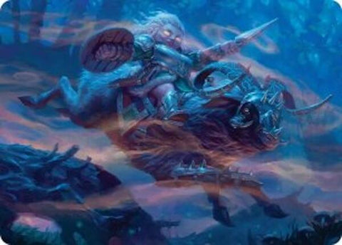 Bristlebane Outrider Art Card [Lorwyn Eclipsed Art Series] - The Mythic Store | 24h Order Processing