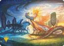 Celestial Reunion Art Card (19/54) (Gold-Stamped Planeswalker Symbol) [Lorwyn Eclipsed Art Series] - The Mythic Store | 24h Order Processing