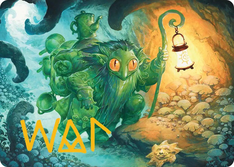 Mutable Explorer Art Card (21/54) (Gold-Stamped Signature) [Lorwyn Eclipsed Art Series] - The Mythic Store | 24h Order Processing