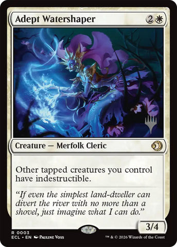 Adept Watershaper [Lorwyn Eclipsed Promos] - The Mythic Store | 24h Order Processing