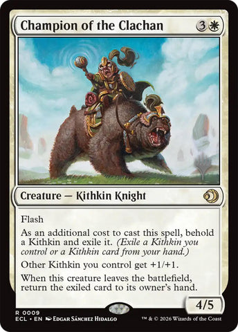 Champion of the Clachan [Lorwyn Eclipsed Promos] - The Mythic Store | 24h Order Processing
