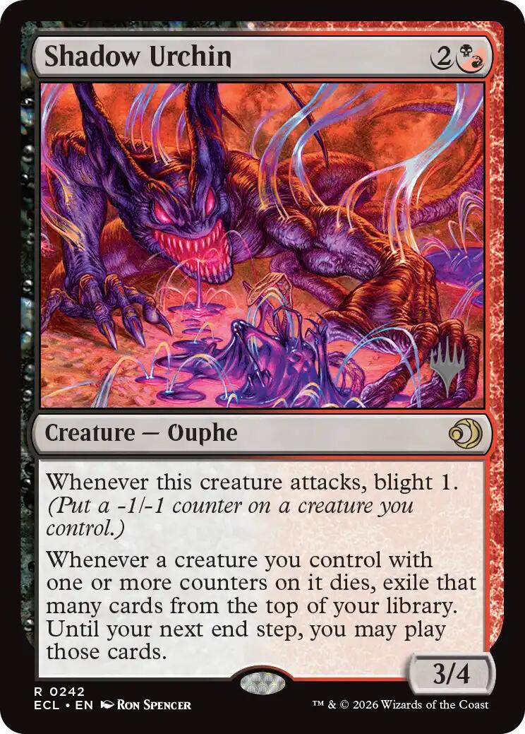 Shadow Urchin [Lorwyn Eclipsed Promos] - The Mythic Store | 24h Order Processing