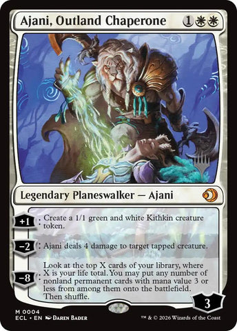 Ajani, Outland Chaperone [Lorwyn Eclipsed Promos] - The Mythic Store | 24h Order Processing