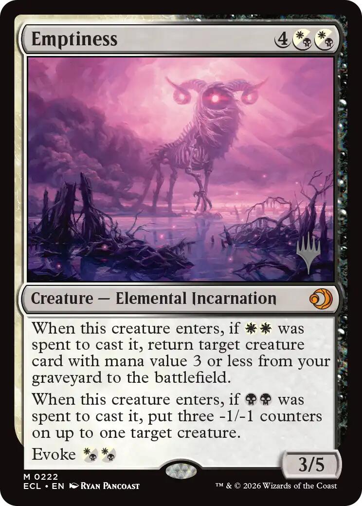 Emptiness [Lorwyn Eclipsed Promos] - The Mythic Store | 24h Order Processing
