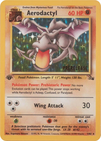 Aerodactyl (01/62) (Prerelease) [Miscellaneous Cards] - The Mythic Store | 24h Order Processing