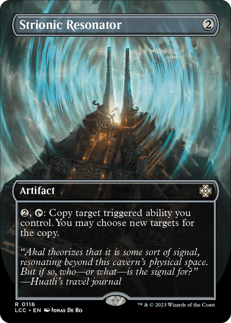 Strionic Resonator (Borderless) [The Lost Caverns of Ixalan Commander] - The Mythic Store | 24h Order Processing