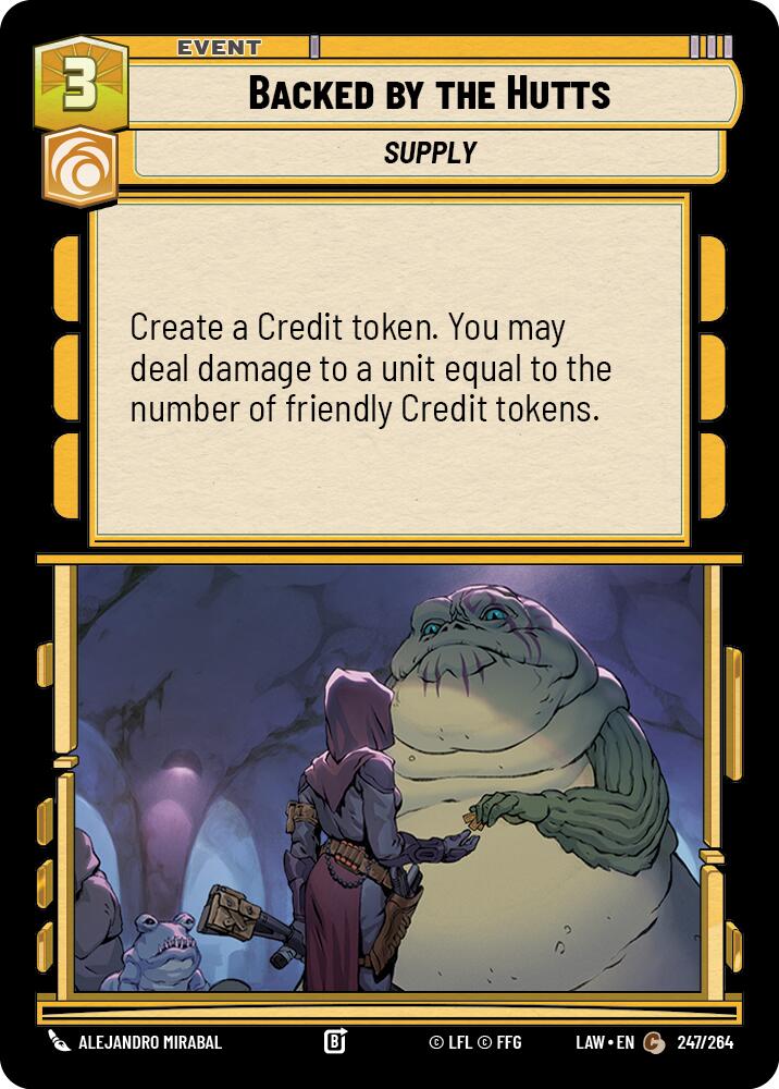 Backed by the Hutts (247/264) (247/264) [A Lawless Time] - The Mythic Store | 24h Order Processing