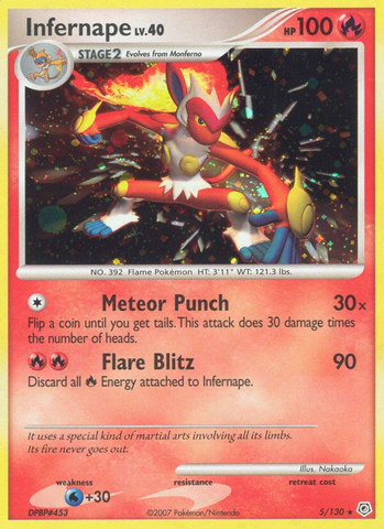 Infernape (5/130) [Diamond & Pearl: Base Set] - The Mythic Store | 24h Order Processing
