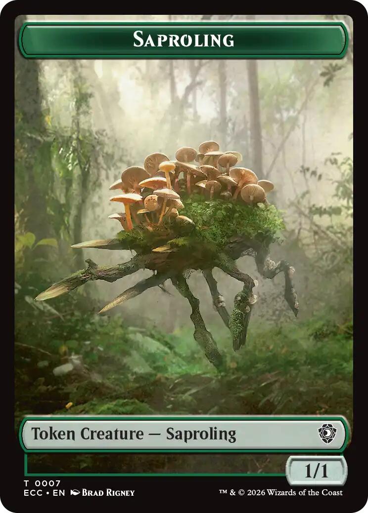 Saproling // Poison Counter Double-Sided Token [Lorwyn Eclipsed Tokens] - The Mythic Store | 24h Order Processing