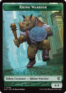 Rhino Warrior // Elemental (0010) Double-Sided Token [Lorwyn Eclipsed Tokens] - The Mythic Store | 24h Order Processing