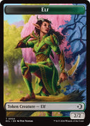 Elf // Kithkin (0007) Double-Sided Token [Lorwyn Eclipsed Tokens] - The Mythic Store | 24h Order Processing