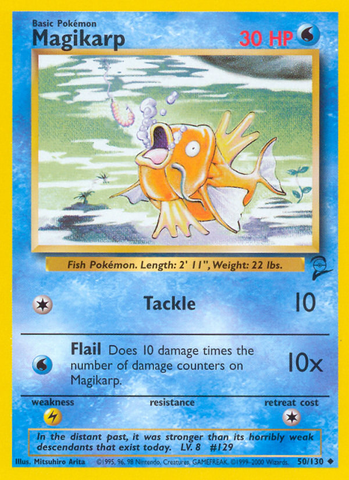 Magikarp (50/130) [Base Set 2] - The Mythic Store | 24h Order Processing