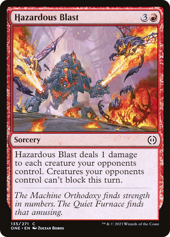 Hazardous Blast [Phyrexia: All Will Be One] - The Mythic Store | 24h Order Processing