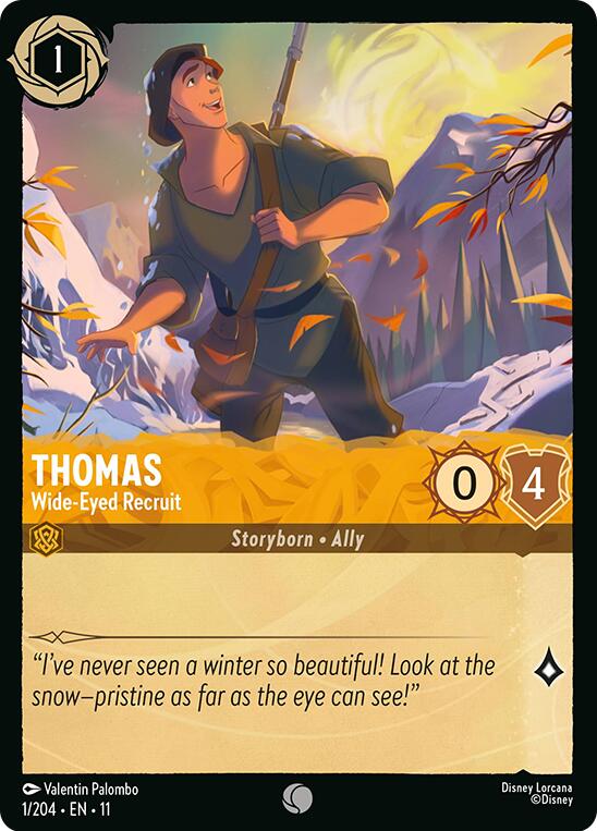 Thomas - Wide-Eyed Recruit (1/204) [Winterspell] - The Mythic Store | 24h Order Processing