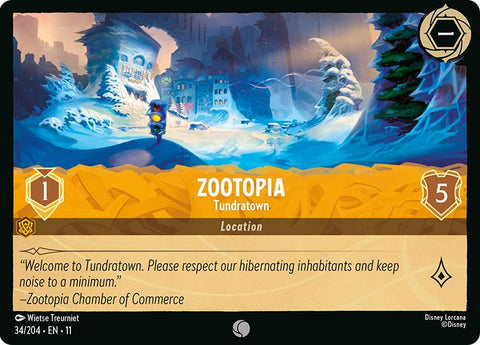 Zootopia - Tundratown (34/204) [Winterspell] - The Mythic Store | 24h Order Processing