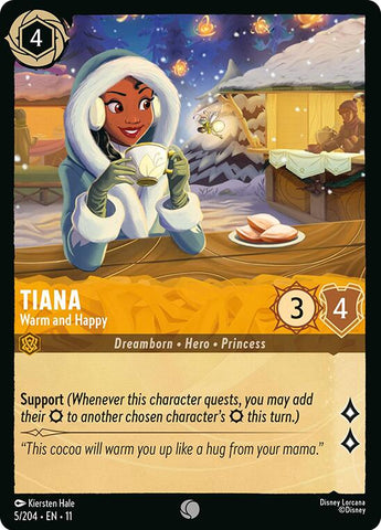 Tiana - Warm and Happy (5/204) [Winterspell] - The Mythic Store | 24h Order Processing