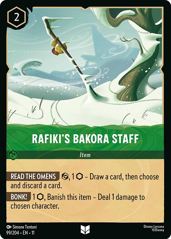 Rafiki's Bakora Staff (99/204) [Winterspell] - The Mythic Store | 24h Order Processing