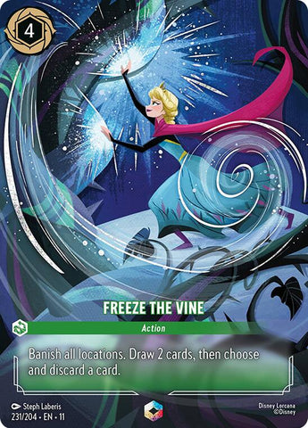 Freeze the Vine (Enchanted) (231/204) [Winterspell] - The Mythic Store | 24h Order Processing