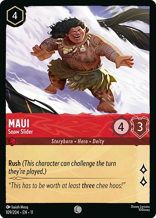 Maui - Snow Slider (109/204) [Winterspell] - The Mythic Store | 24h Order Processing