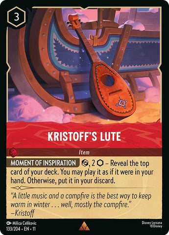Kristoff's Lute (133/204) [Winterspell] - The Mythic Store | 24h Order Processing
