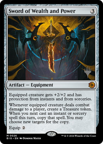 Sword of Wealth and Power [Lorwyn Eclipsed Promos] - The Mythic Store | 24h Order Processing