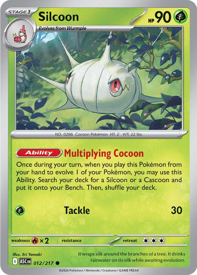 Silcoon (012/217) [Mega Evolution: Ascended Heroes] - The Mythic Store | 24h Order Processing